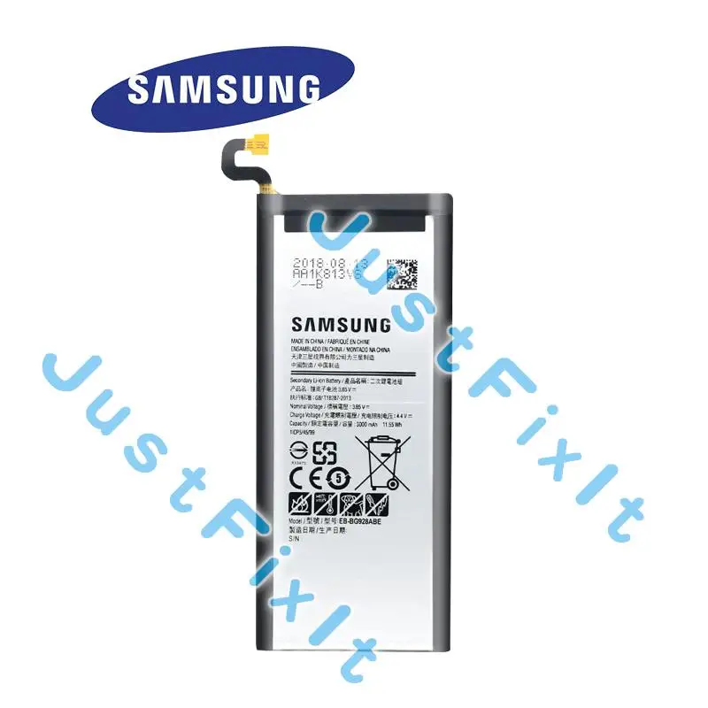 EB BG928ABE оригинальный Батарея для samsung Galaxy S6 Edge Plus G928 G928F G928G G928T G928A G928I G928S 3000 мА