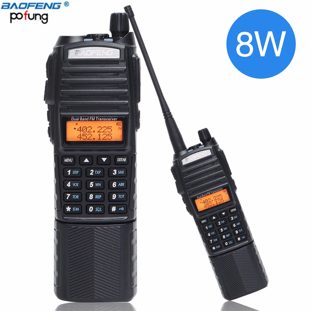 Портативная рация Baofeng UV 82 Plus 8 Вт высокая мощность 3800 мАч|Рации| |