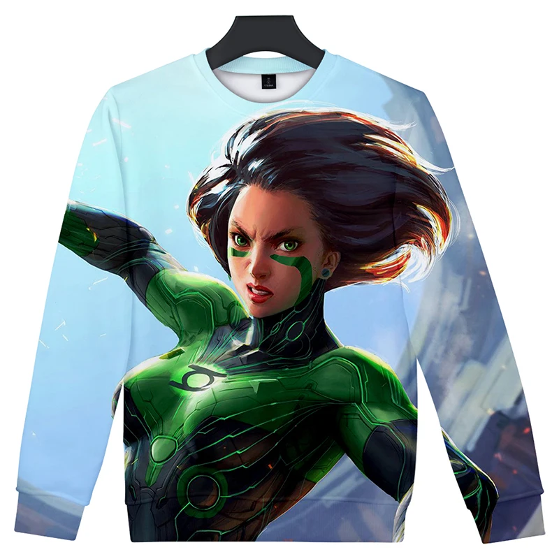 Alita Battle Angel 3d Hoodies Pullover Fashion Men Women Capless Sweatshirt Casual Long Sleeve Round Neck 3D Hoodie Clothes Tops | Мужская