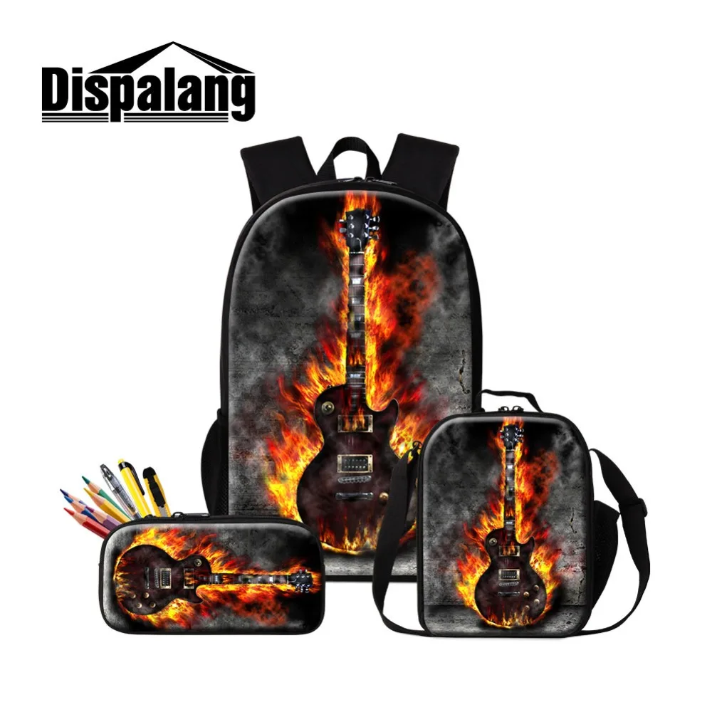 2019 New Design Luxury School Bag 3 PCS in 1 Set for Students Charm Macrame Backpack for Primary School Student Musical Element