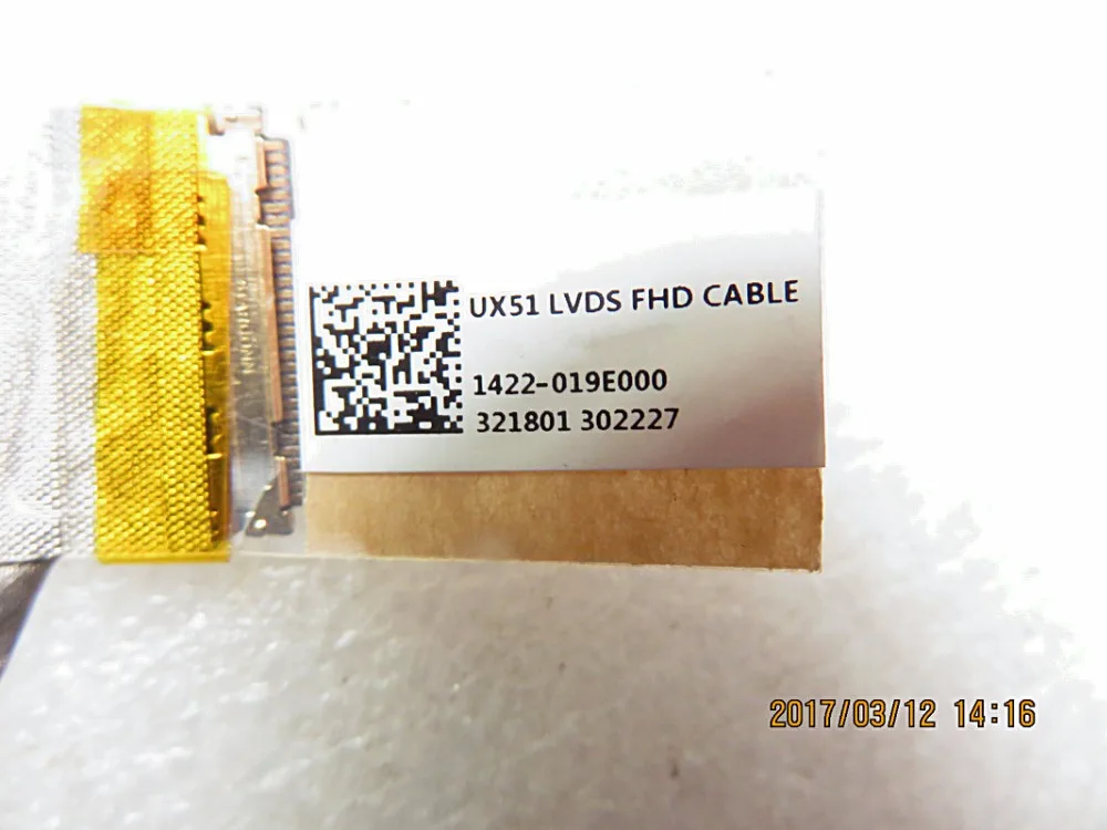 Оригинал для UX51V UX52A UX52V UX52VS U500V U500VZ UX51VZ led lcd lvds кабель 1422-019E000 | Компьютеры и офис