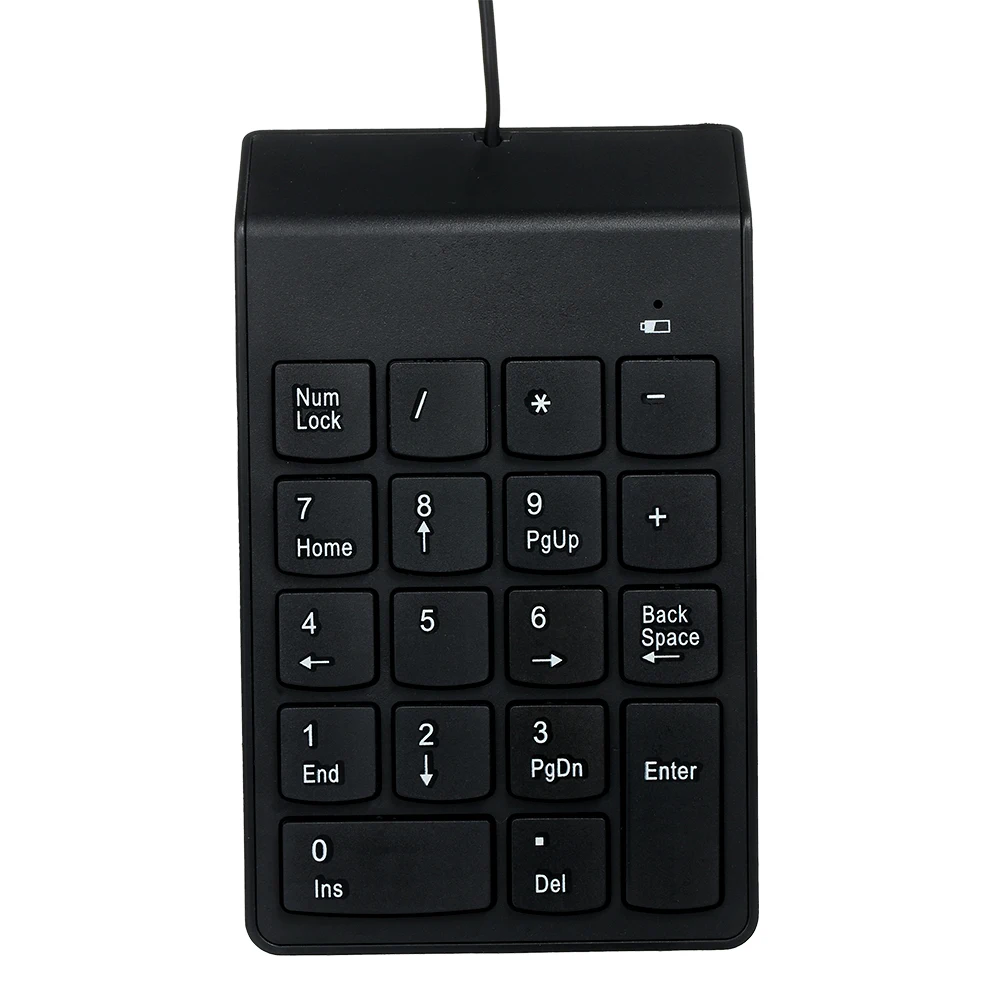 Легкая Офисная Клавиатура USB18 Keys беспроводная с низким уровнем шума мини