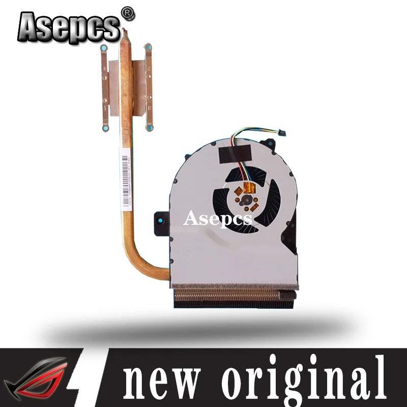 Для For Asus X751LA X751LAB X751L Охлаждающий радиатор вентилятора для ноутбука 100%