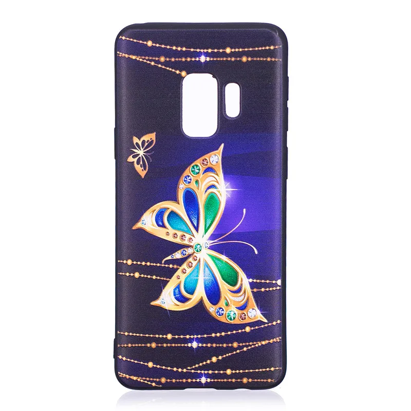 Силиконовый чехол Wekays для Samsung Galaxy S9 Plus милый мультяшный 3D с совами бабочками