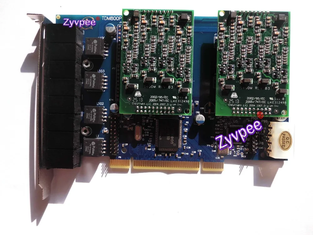 Voip аналоговая карта Asterisk PCI TDM800 8 портов поддержка Trixbox Elastix Freepbx X400M X400S FXS FXO |