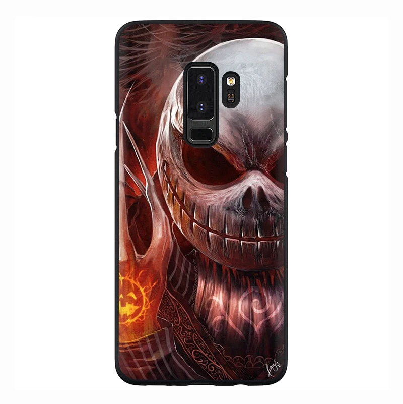 B3 Кошмар Тим Бертон Хэллоуин Джек силиконовый чехол для телефона для Samsung Galaxy S6 S7 край S8 S9 S10 плюс S10e M10 M20 M30 Note 8, 9 - Цвет: B3