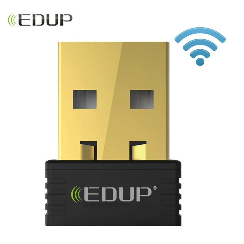EDUP Mini USB Wifi Adapter 150Mbps Wi-Fi Antenna 802.11n Wi fi Receiver Wireless Network Card High Quality Adaptador | Компьютеры и