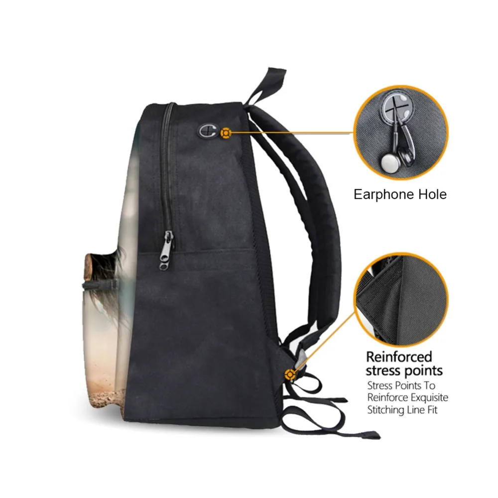 Холщовый синий рюкзак с принтом школьные рюкзаки для девочек подростков супер