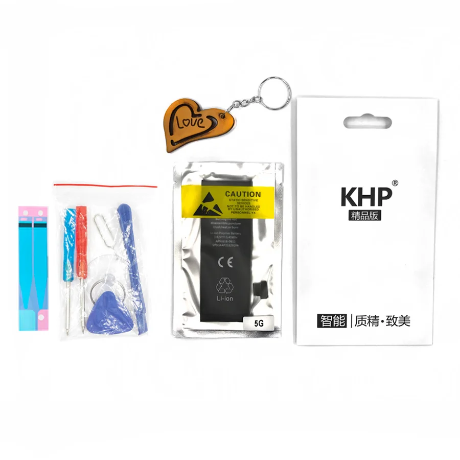 Новинка 2019 100% оригинал KHP телефон батарея для iPhone 5 5G Емкость 1440 мАч ремонтные