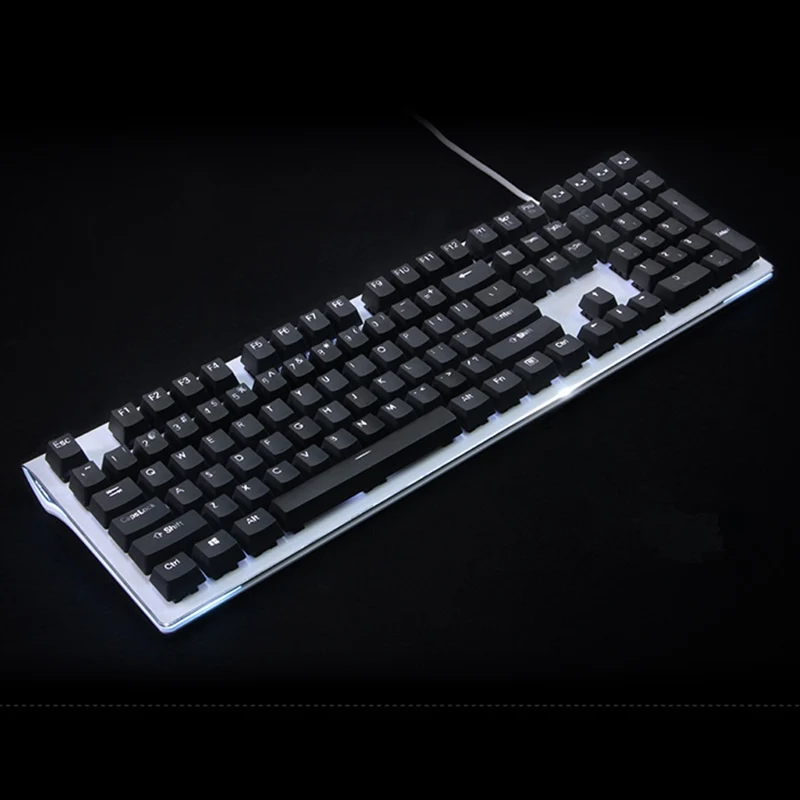 Keycap с черно белой подсветкой 108 клавиш PBT для OEM cherry MX переключатели Механическая