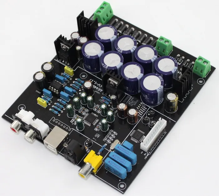 

AK4490 + AK4118 DAC soft control decoder board NE5532 op amp (without USB Daughter Card)