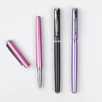 luxury quality 0 38mm extra fine nib fountain pen for finance metal ink pens office school supplies