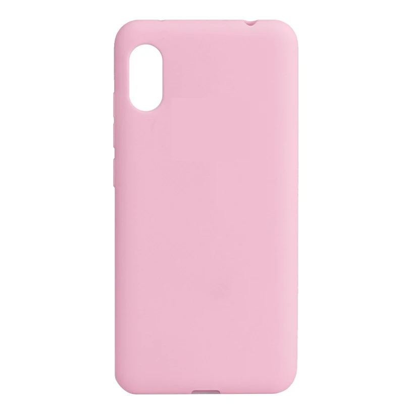 pink Redmi 7A 5,45 дюйма матовый чехол для Xiaomi Redmi 7A задняя крышка Защитный силиконовый чехол - Цвет: pink