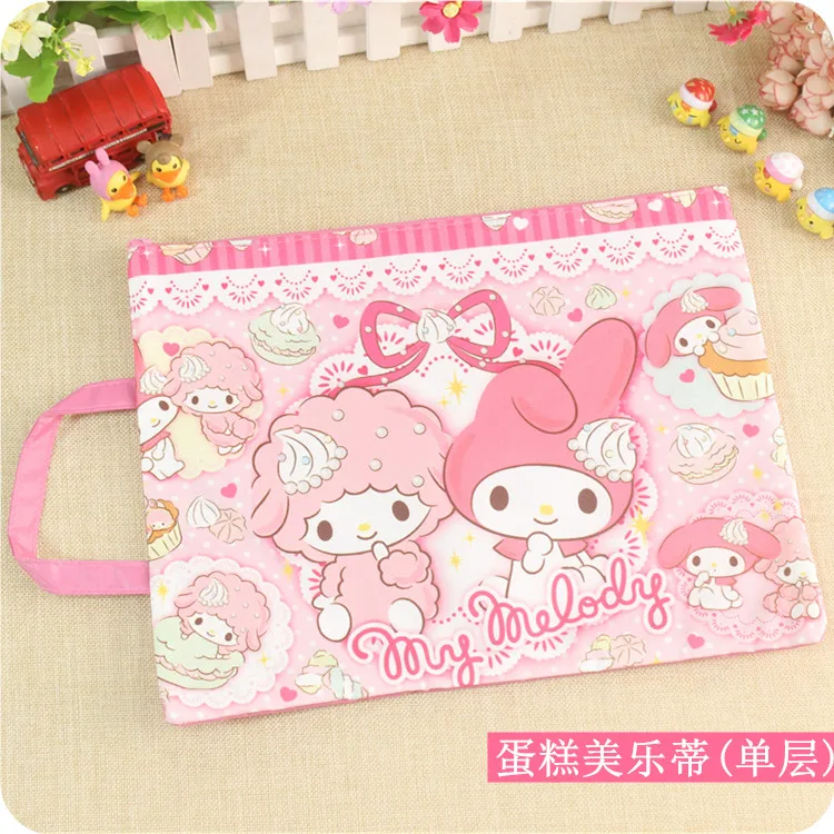 melody 1 шт. Kawaii My Melody, две звезды, Dog, папка для документов, канцелярские принадлежности, школьные принадлежности для девочек - Цвет: melody