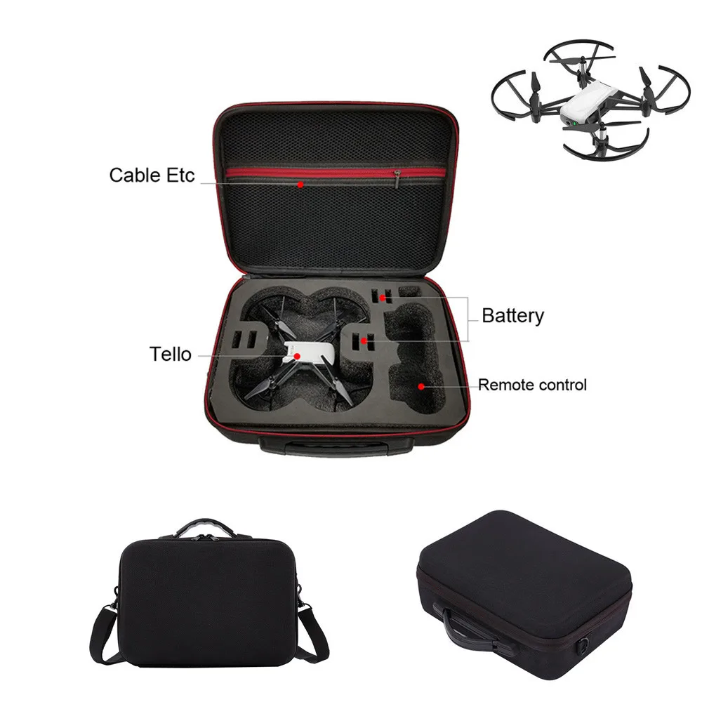 Сумка на плечо для DJI TELLO Drone Чехол протектор EVA внутренний водонепроницаемый сумки на плечо Прямая поставка 527#2