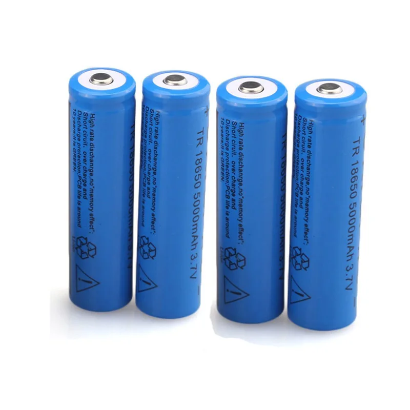 GTF 3 7 V 18650 батарея литиевая 5000 mAh для фонарика литиево-ионная | Электроника