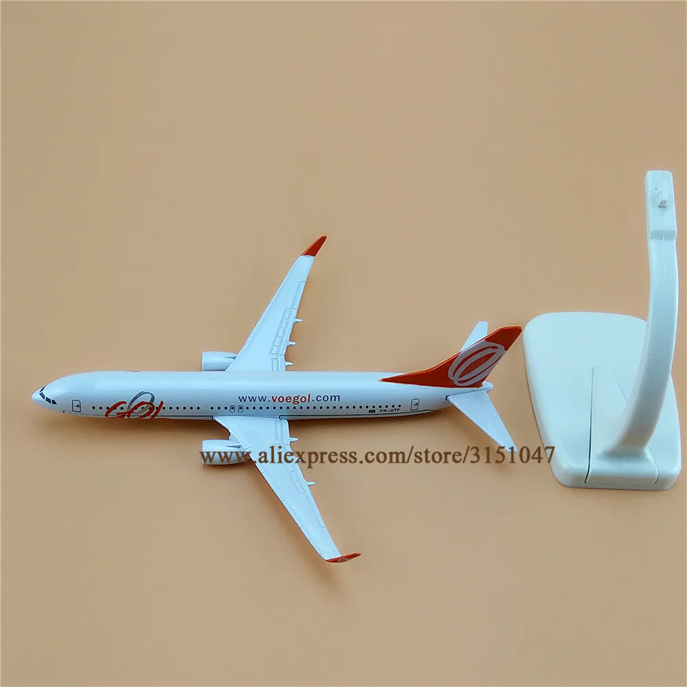 Сплав металла Air Бразилия Gol B737 Airlines модель самолета Voegol Boeing 737 Airways модель самолета Стенд для детей Подарки 16 см