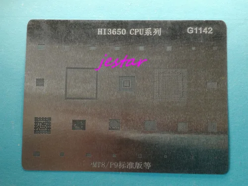 

1pcs BGA Stencil Direct Heating Reballing Stencil for huawei MT8 P9 MAX98925EWV BGA153 Hi3650 Hi6422 Hi6421GWCV510