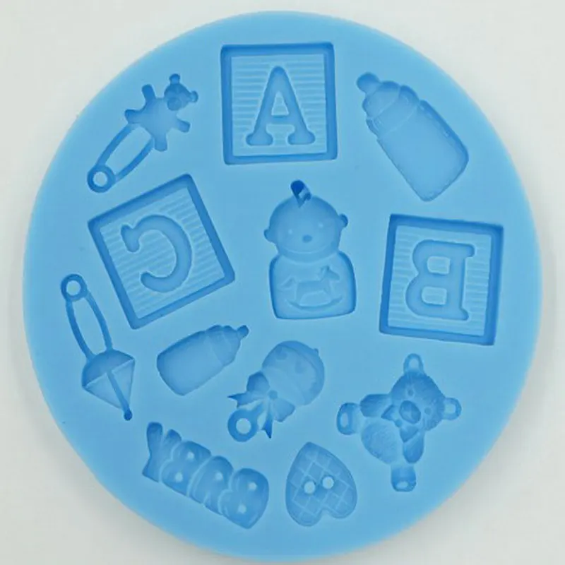 

Силиконовая форма для детского праздника, сахарная помадка, искусственное украшение торта, инструменты для выпечки