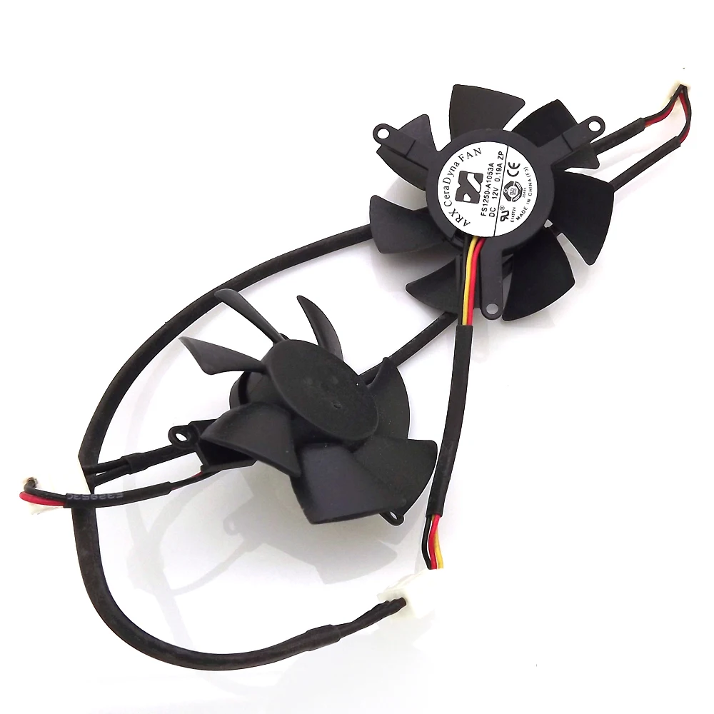 FS1250 A1053A 12V 0.19A 45 мм 39x39x39 3 провода 4Pin для MSI N430GT 520GT 610GT 620GT 630GT V5 Вентилятор Охлаждения