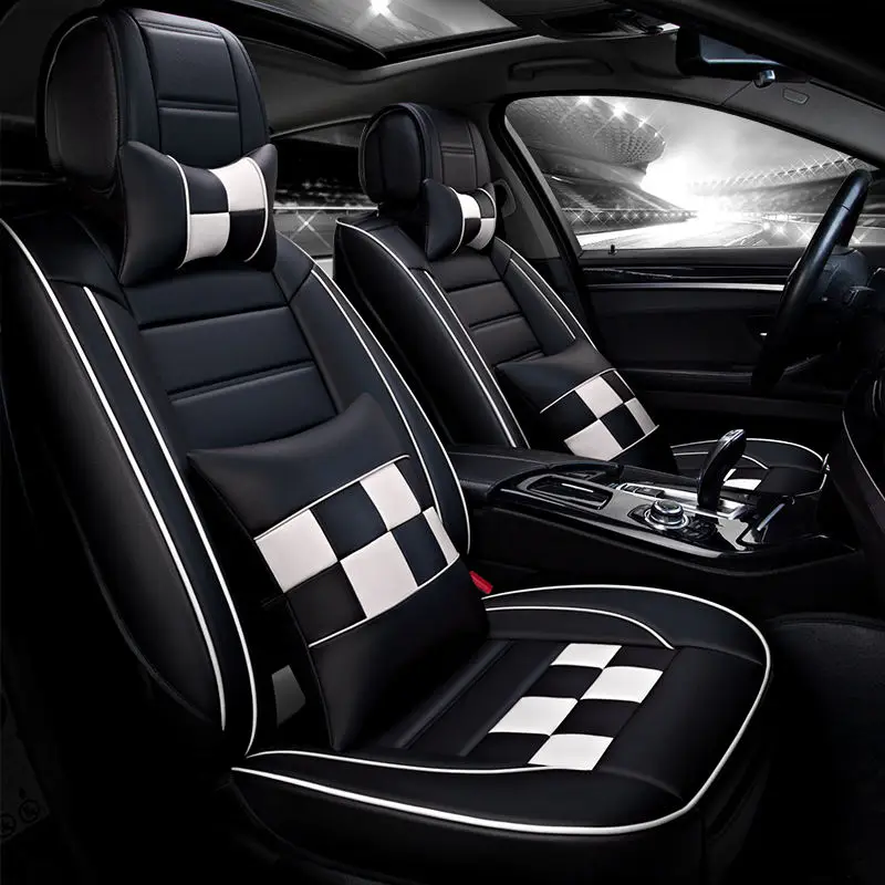 

New lattice leather cushion, four seasons travel seat cover, for the Mercedes-Benz BMW Audi and other general models supporting