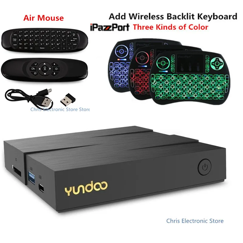 Оригинальный YUNDOO Y8 Android 6 0 ТВ коробке 2 ГБ 16 4 32 Cortex-A72 ARM Cortex-A53 Процессор 64 бит bluetooth 1