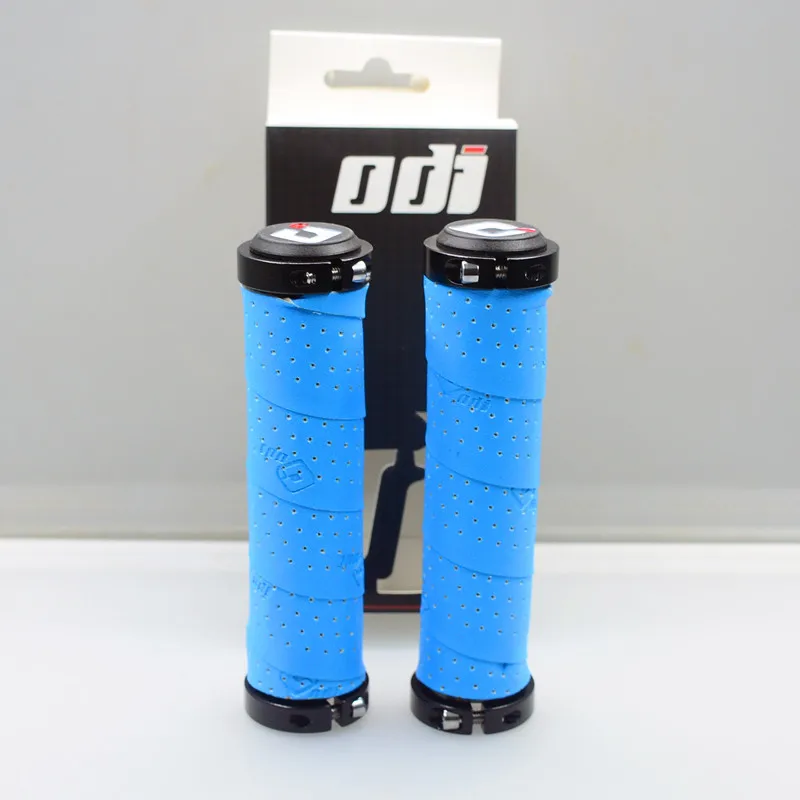Ручки для руля велосипеда ODI MTB кожаные + ПУ анти занос ударопоглощающие ручки