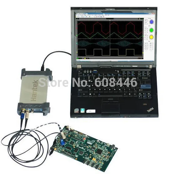 

6082BE PC USB 2CH Digital Oscilloscope 80MHz 250 MSa/s Hot