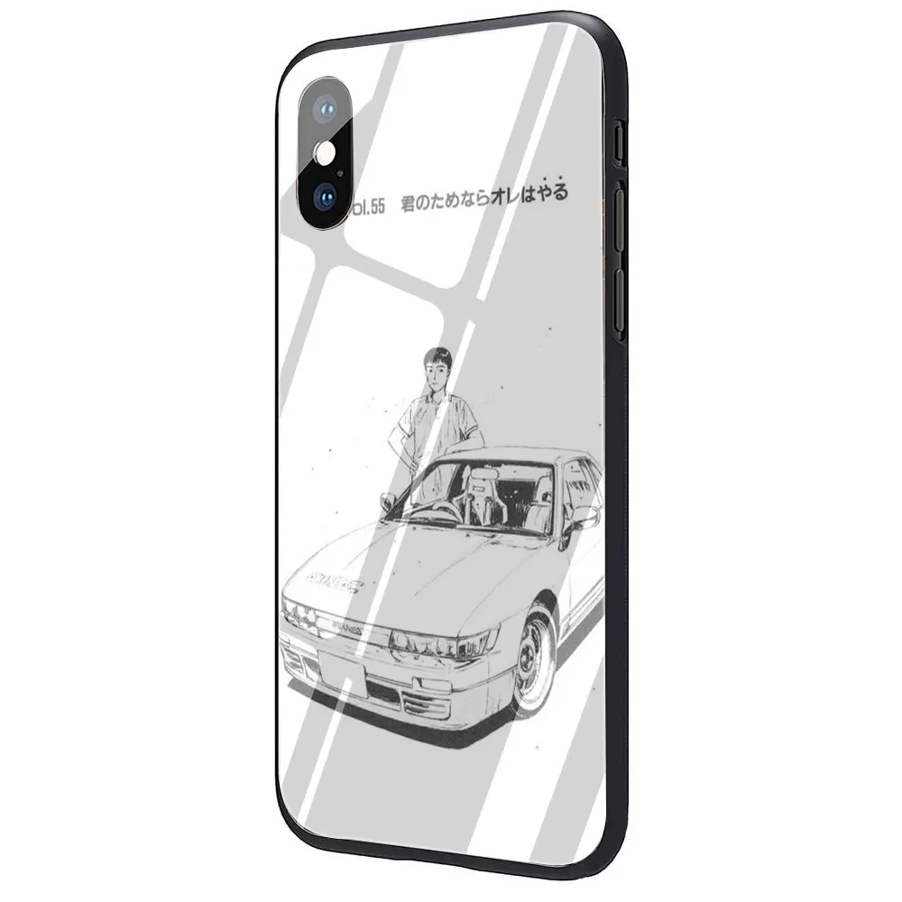 G5 Начальный чехол для телефона из закаленного стекла D AE86 для iPhone 11 Pro 6 6S Plus 7 8 Plus X XS XR XS Max - Цвет: G5