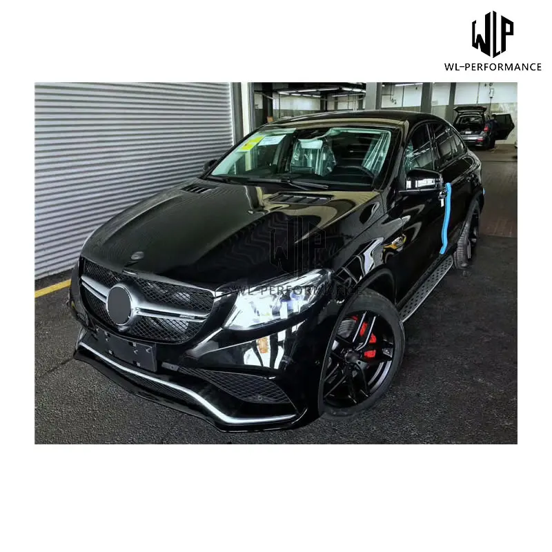 W292 Комплект кузова ПП Неокрашенный фронт бампер задний бампер для Mercedes-Benz W292 GLE 400 купе GLE63 AMG стиль