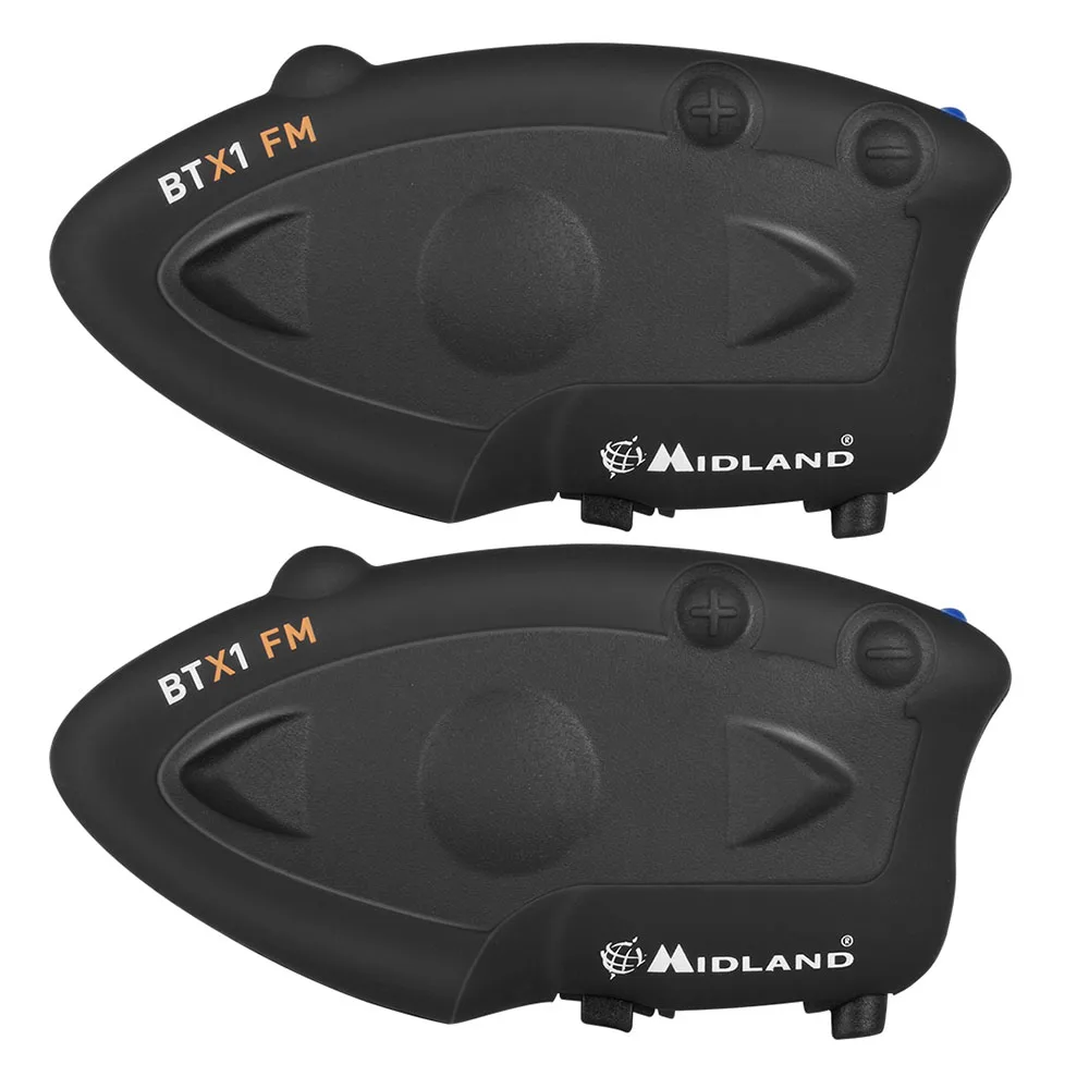 2 шт Midland BTX1 мотоциклетный шлем гарнитура Bluetooth домофон Handsfree Interphone FM Rider to Passanger для