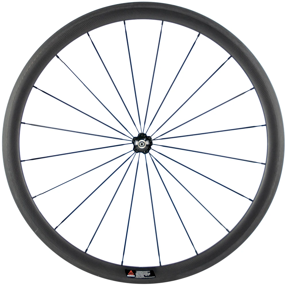 Набор колес для карбонового дорожного велосипеда 38mm Clincher Carbon Wheels 3k Matte Racing