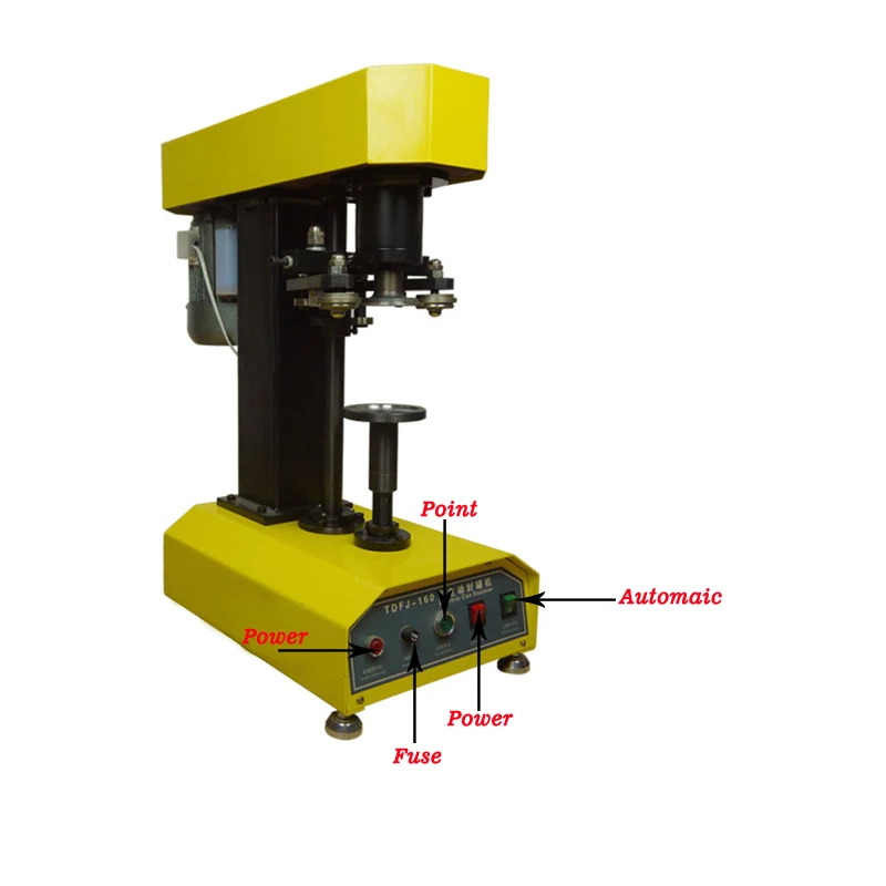 TDFJ-160 Настольная автоматическая машина для укупорки контейнеров Машина