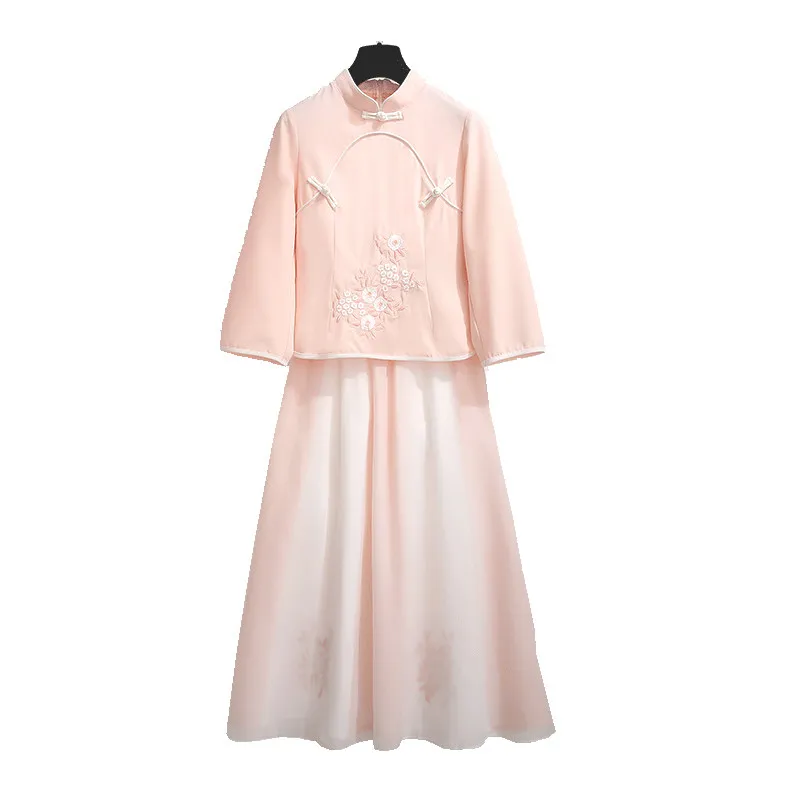 Hanfu/одежда в древнем стиле женский костюм Тан Китайская одежда для выступлений и