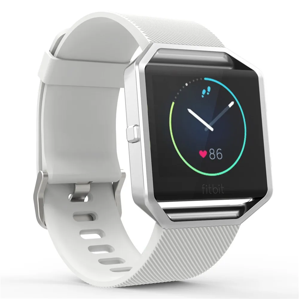 Мягкий силиконовый ремешок TORQUILA для Fitbit Blaze, Смарт-часы для фитнеса, регулируемый дышащий сменный светильник, спортивный ремешок