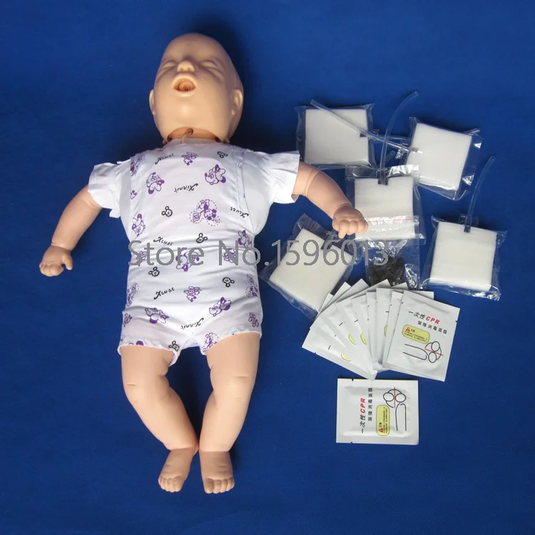 Младенческая/ребенок CPR и обструкция тренировочный Манекен Модель первая помощь