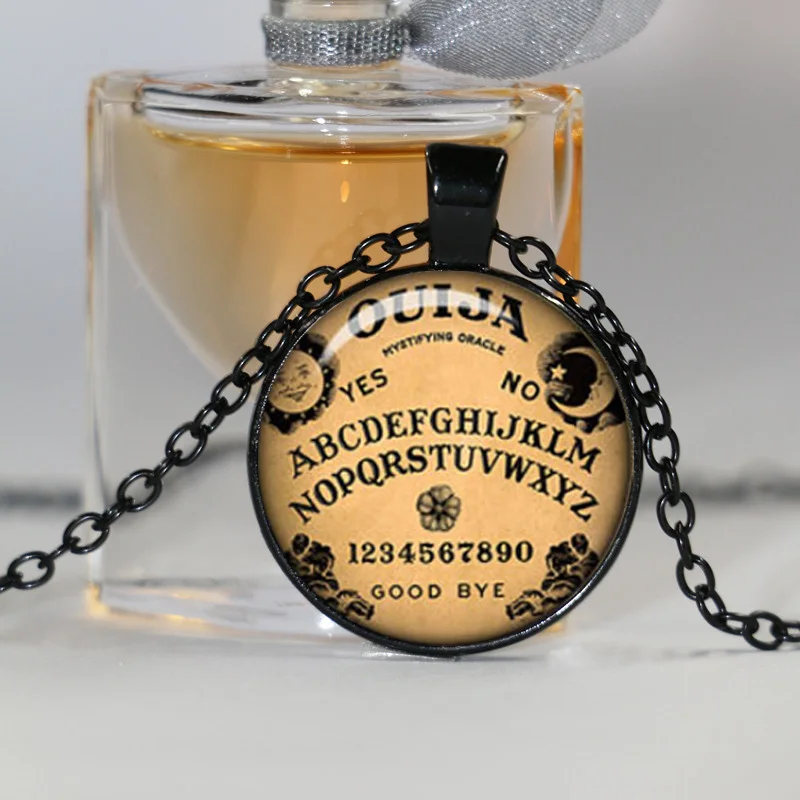 Ouija подвеска доска ожерелье стеклянный купол Подвеска Ожерелье | Украшения и