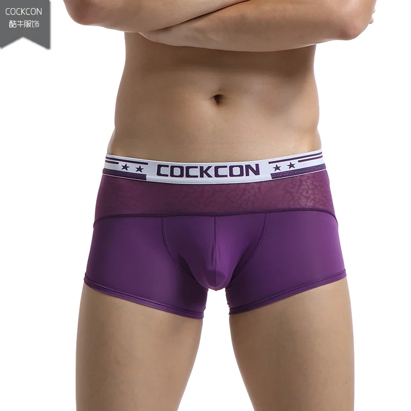 Cockcon мужские кружевные шорты-боксеры крутые летние дышащие шорты (862 #) Бесплатная