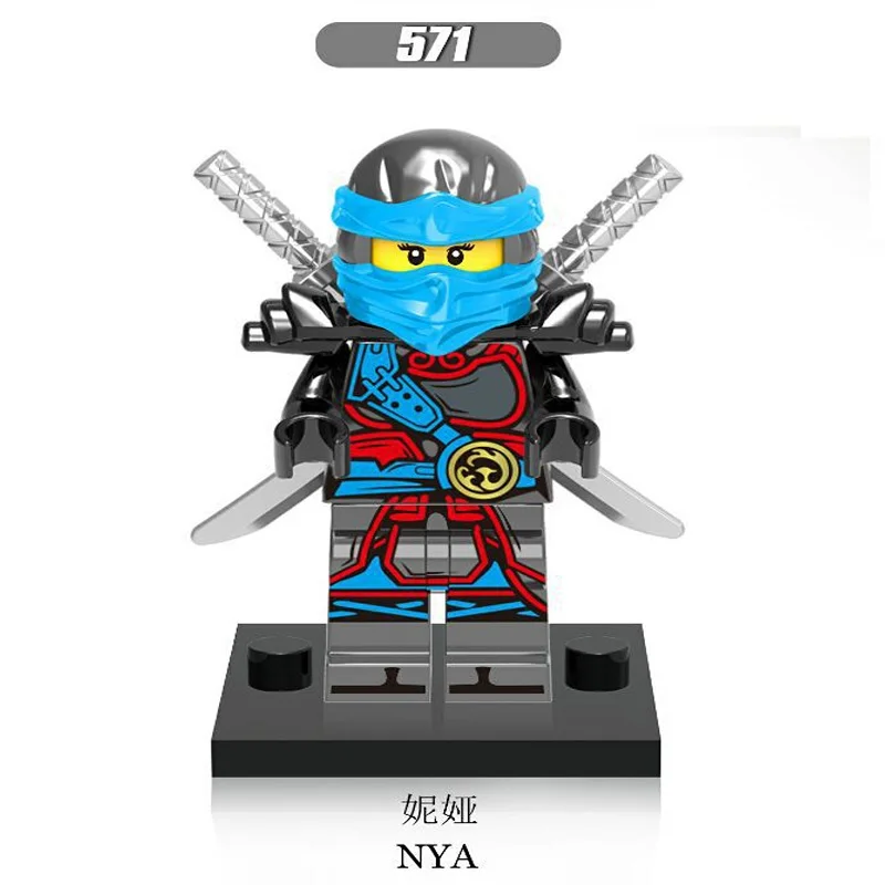 Горячая кукла ниндзя emmet строительные блоки игрушки ninjagoo для детей adon Kai Jay Zane