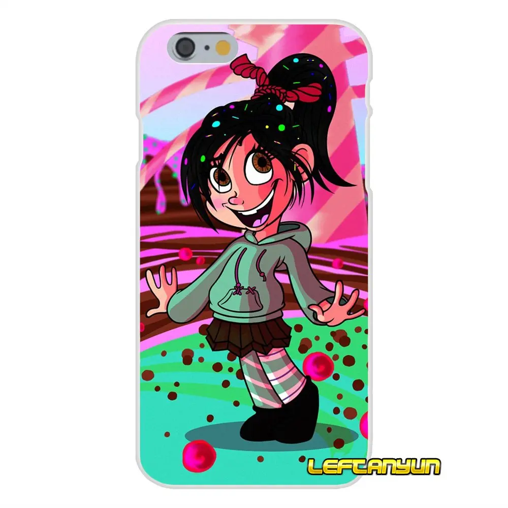 Vanellope Von Schweetz разрушить его Ральф для Sony Xperia M2 M4 M5 E3 XA Aqua Z Z1 Z2 Z3 Z5 compact LG K4 7 8 10 V20 V30 2017