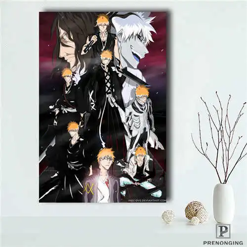 Пользовательские Куросаки Ичиго (1) Печатный постер ткань стены искусства