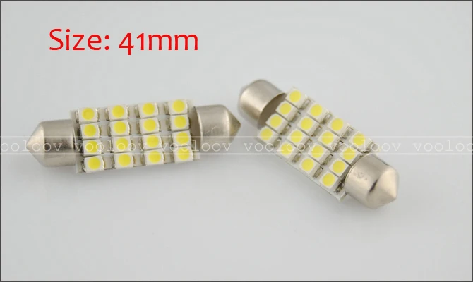 500 шт./лот светодиодная интерьерная купольная гирлянда для чтения 16 SMD