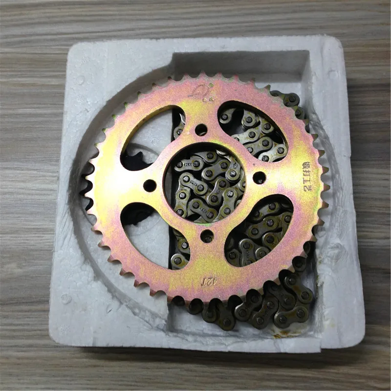 STARPAD для Haojue Suzuki Diamond Panther Silver Leopard HJ125K EN125 HJ125-7 GN125 полный набор цепных звездочек