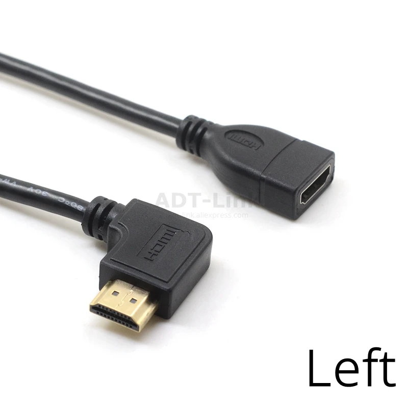 0 1 м 10 см вверх и вниз правый левый угол HDMI 4 тип Папа мама В удлинитель адаптер