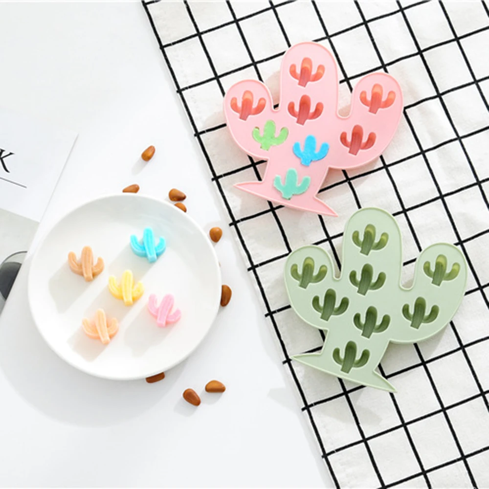 8 даже кактус силиконовые формы для торта DIY мультфильм 3D клейкий антипригарный