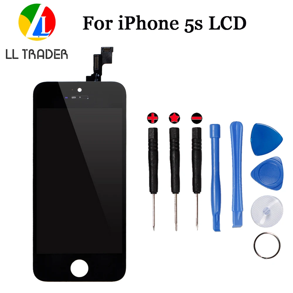 LL TRADER 100% тест AAA дигитайзер для iPhone 5S ЖК дисплей сенсорный экран запасная сборка lcd