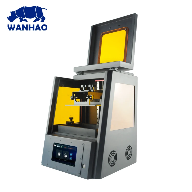 2019 WANHAO manufactory Direct Sales 3D Printer D8 DLP LCD Jewelry Dental Color Touch Screen 405nm UV Resin High Precision WiFi