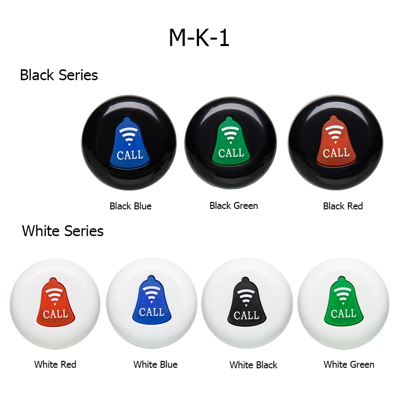 10 шт. беспроводной звонок для вызова официанта 433 МГц|call button|wireless calling bellcall button waiter