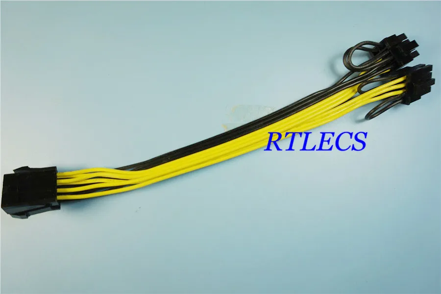 20 шт. ATX PSU CPU EPS12V 8 pin гнездовой к двойному Pin (6 + 2) видеокарта PCI E Графический Мужской