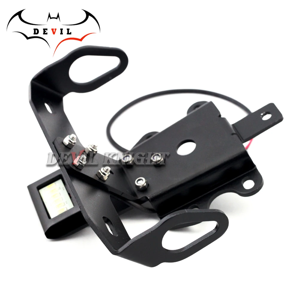 Держатель номерного знака Светодиодная лампа для YAMAHA MT07 FZ07 MT-07 FZ-07 2014 15 16 17 18 1920